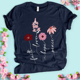 Bloom Faith Hope T-shirt