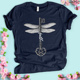 Dragonfly Key Art Faith T-shirt