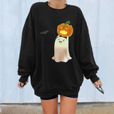Halloween Boo & Pumpkin Sweatshirt