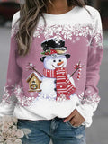 Snowman&Snowflake Print Tops ⛄︎
