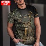 Personalized Name Deer Hunting Camo Unisex Shirts