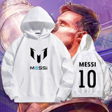 MESSI 10 Hooded Sweatshirt with Kangaroo Pocket