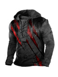 Personalized Print Fashion Long Sleeve Men's Sweatshirt