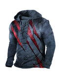 Personalized Print Fashion Long Sleeve Men's Sweatshirt