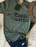 Coors & Cattle-Western T-Shirt