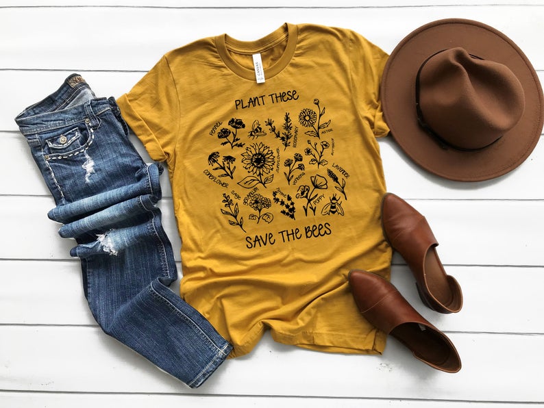 Plant these Save the Bees Tee