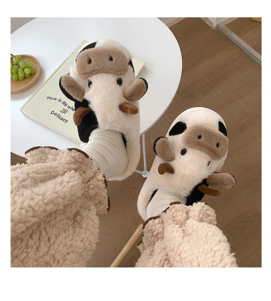 Cute Cow Slippers