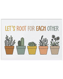 Let's root for each other Horizontal Poster