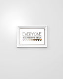 Welcome everyone Horizontal Poster