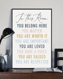 In this room Vertical Poster